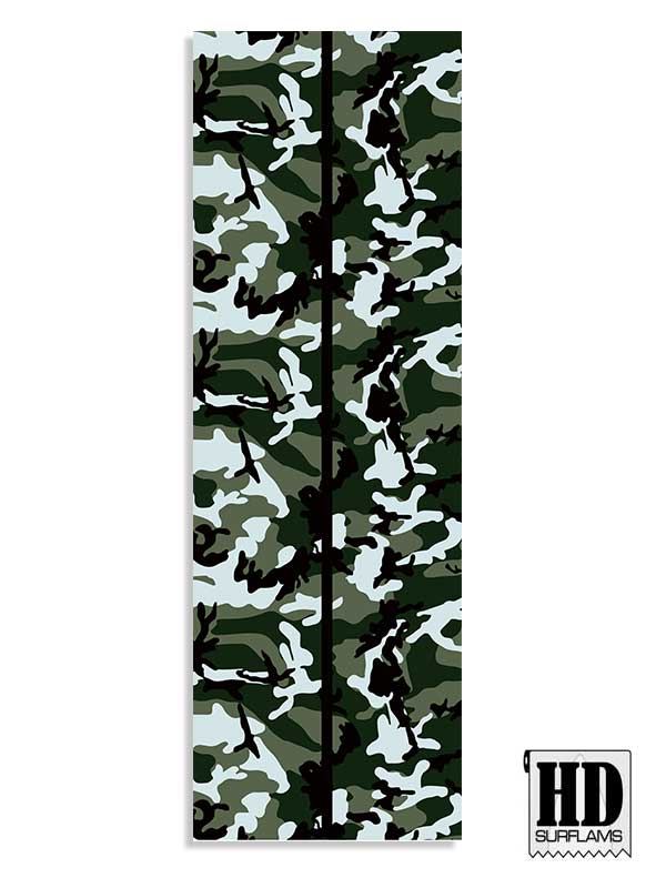 HS CAMO INLAY ART PRINTED LAMINA SPECIAL FIBERCLOTH FOR SURFBOARD GLASS-IN POLY-RESIN