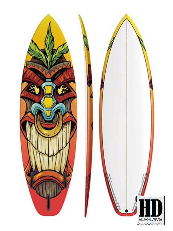 ISLANDER 1 Surfboard Inlay Polyester & Epoxy Resin