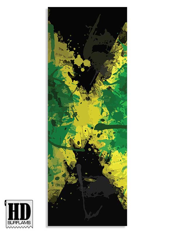 JAMAICA FLAG Surfboard Inlay Polyester & Epoxy Resin