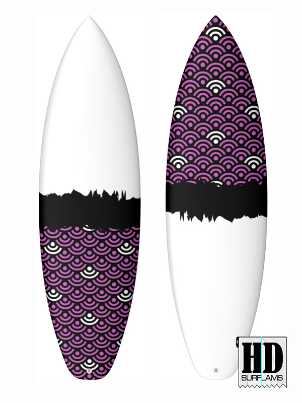 RIGEL SCALES INLAY ART PRINTED LAMINA SPECIAL FIBERCLOTH FOR SURFBOARD GLASS-IN POLY-RESIN